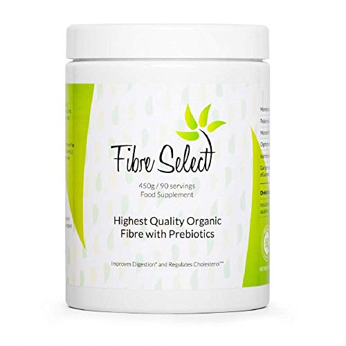 ✅FIBRE SELECT - La mejor fibra vital bebible para limpiar el organismo de toxinas, purificar, desintoxicar, adelgazar, buena para la piel, cabello y uñas, 450 g / 90 porciones