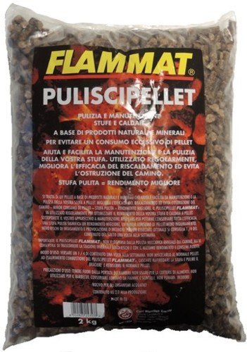Flammat Limpiador de estufas y calderas de pellets, paquete de 2 kg