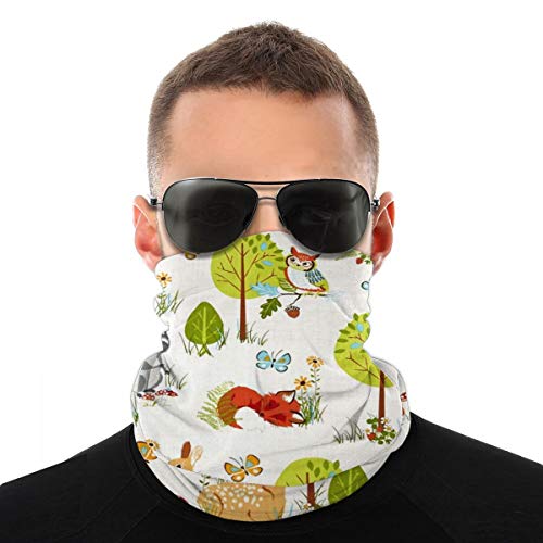 Forest Fellow Raccoons Wild Headwear - Bandana protectora para el cuello, pasamontañas Forest Fellow Raccoons Wild Headwear - Bandana protectora para el cuello, pasamontañas