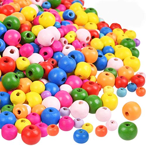 FOROREH Cuentas de Madera Coloridas 800Pcs, 4/6/8mm Cuentas de Madera para Ábaco,Juguetes para Niños, en Colores Surtidos, Libre de Plomo, para la Fabricación de Joyas Artesanías Collar Brazalete FOROREH Cuentas de Madera Coloridas 800Pcs, 4/6/8mm Cuentas de Madera para Ábaco,Juguetes para Niños, en Colores Surtidos, Libre de Plomo, para la Fabricación de Joyas Artesanías Collar Brazalete