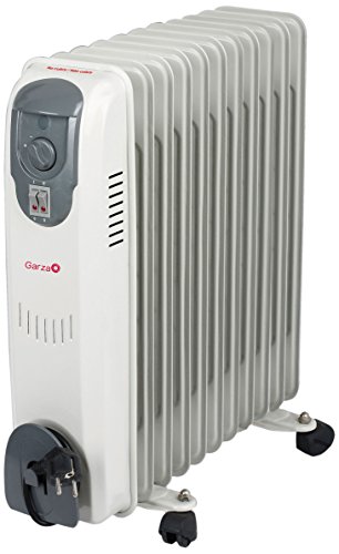 Garza Sahara - Radiador de aceite de 11 elementos con ruedas, potencia 2500W Garza Sahara - Radiador de aceite de 11 elementos con ruedas, potencia 2500W