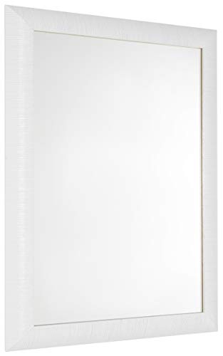GaviaStore Espejo de Pared Moderno - Elise - 70x50 cm - Muebles para el hogar Arte decoración Sala de Estar Sala Moderna Dormitorio baño Cocina Entrada Wall (Blanco) GaviaStore Espejo de Pared Moderno - Elise - 70x50 cm - Muebles para el hogar Arte decoración Sala de Estar Sala Moderna Dormitorio baño Cocina Entrada Wall (Blanco)