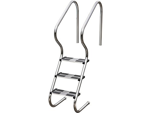 Gre EIE30 - Escalera de Acero para Piscina Enterrada, 183,5 cm Gre EIE30 - Escalera de Acero para Piscina Enterrada, 183,5 cm