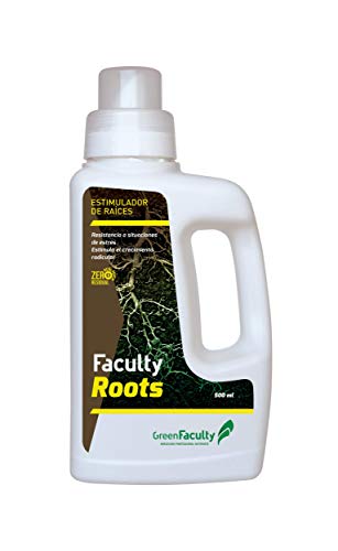 GreenFaculty - Roots - Enraizante para Esquejes. Enraizador Líquido Ecológico Natural. Fertilizante Abono de Raíces. Activador Enraizamiento Concentrado 500 mL