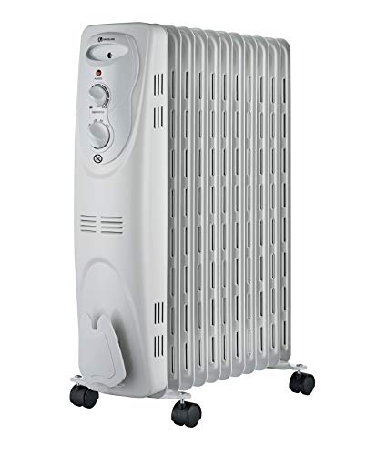 Haverland NYEC-11 | Radiador de aceite Portátil | 1000 / 1300 / 2300 W | 3 Potencias | Termostato Regulable | Con Ruedas y Asas Haverland NYEC-11 | Radiador de aceite Portátil | 1000 / 1300 / 2300 W | 3 Potencias | Termostato Regulable | Con Ruedas y Asas