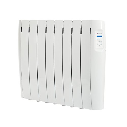 Haverland RC8M - Radiador Digital Fluido Bajo Consumo, 1000 de Potencia, 8 Elementos, Programable, Exclusivo Indicador De Consumo, Pantalla Temperatura Ambiente Haverland RC8M - Radiador Digital Fluido Bajo Consumo, 1000 de Potencia, 8 Elementos, Programable, Exclusivo Indicador De Consumo, Pantalla Temperatura Ambiente