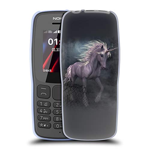 Head Case Designs Oficial Simone Gatterwe Escapar Pegasus y Unicornios Carcasa de Gel de Silicona Compatible con Nokia 106 (2018)