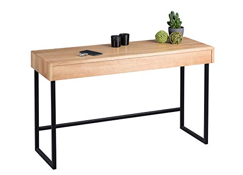 HomeTrends4You Fox Escritorio/Consola/vestíbulo, Madera, Länge 120cm, Breite 42cm, Höhe 75cm