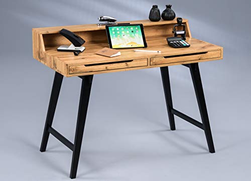 HomeTrends4You Stockholm Escritorio/Secretario, Madera, marrón, L/H/T= 110x85x58cm HomeTrends4You Stockholm Escritorio/Secretario, Madera, marrón, L/H/T= 110x85x58cm