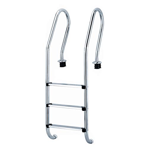 hzexun Antideslizante Escalera De Piscina De Acero Inoxidable 3 Peldaños con Patas De Fácil Montaje Escalera Piscina Desmontable para Piscinas Desmontables Redonda hzexun Antideslizante Escalera De Piscina De Acero Inoxidable 3 Peldaños con Patas De Fácil Montaje Escalera Piscina Desmontable para Piscinas Desmontables Redonda