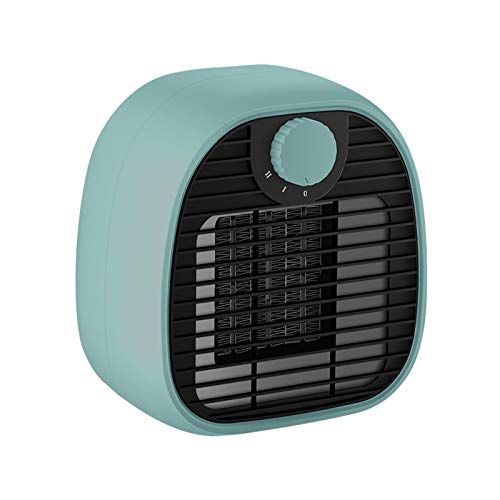 Invierno Alto eficiencia Conveniente Mini Calentador Portátil Mini Mini Fan Calentador Ahorro de energía Agenda Nueva (Color : Verde, Size : EU)