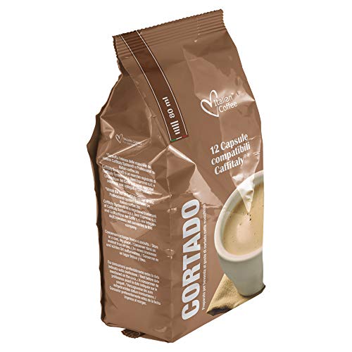 Italian Coffee - 96 cápsulas compatibles con sistemas Caffitaly System-Professional-Coffee For You* (8 paquetes x 12 cápsulas)