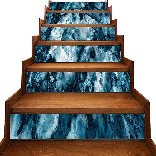 JiuYIBB - Pegatinas de mármol para escaleras, estilo italiano, superficie de piedra