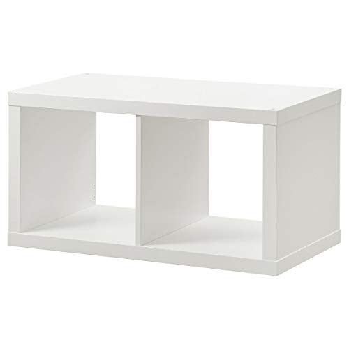 Juego de 2 estantes IKEA KALLAX blanco (77x39x42 cm) 2 estantes