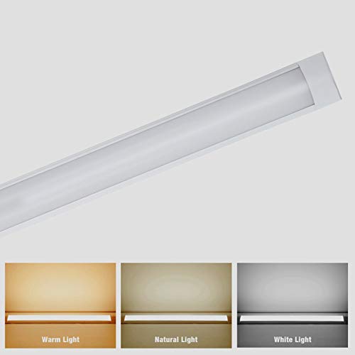 Kaigelu888 Pantalla LED 54W 120CM, Semicírculo,5400LM 3 Temperaturas de Color 3000K/4000K/6500K Tubo LED, para Edificios de Oficinas, Fábricas, Dormitorios, Garajes Pantalla Led Luz Kaigelu888 Pantalla LED 54W 120CM, Semicírculo,5400LM 3 Temperaturas de Color 3000K/4000K/6500K Tubo LED, para Edificios de Oficinas, Fábricas, Dormitorios, Garajes Pantalla Led Luz