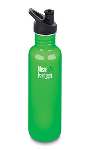Klean Kanteen Botella de Agua, Acero Inoxidable, Spring Green, 4.4 cm