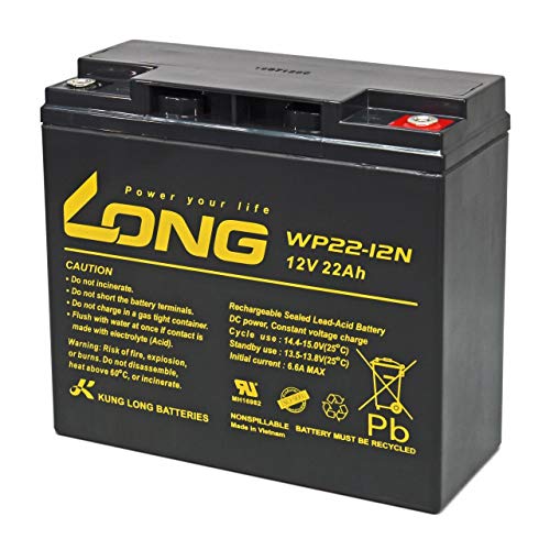 KungLong Batería Plomo para Silla de Ruedas Eléctrica Invacare Lynx SX-3