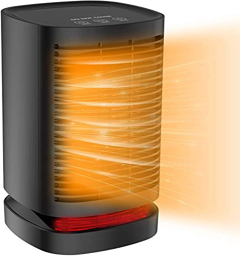 Laluztop Calefactor Portátil Eléctrico,PTC Elemento de Cerámica Ventilador Calefactor de Aire Caliente 950W / 650W / 5W con Viento Calor y Natural ,3 Configuraciones de Temperatura,Giratorio de 90° Laluztop Calefactor Portátil Eléctrico,PTC Elemento de Cerámica Ventilador Calefactor de Aire Caliente 950W / 650W / 5W con Viento Calor y Natural ,3 Configuraciones de Temperatura,Giratorio de 90°