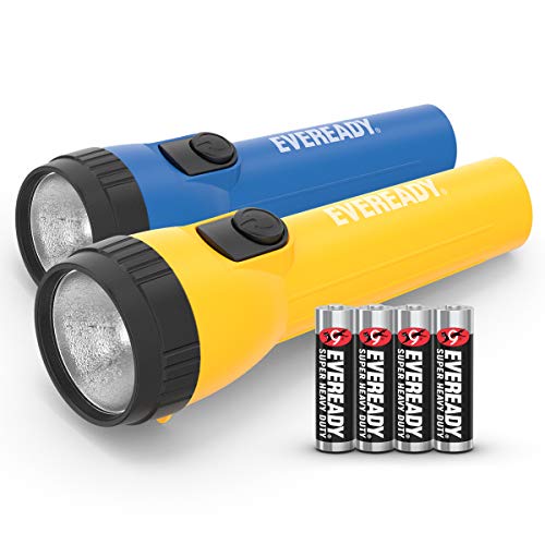 Linterna LED EVEREADY, luz LED de duración extralarga, linterna de mano de uso general y para emergencias, 2 unidades Linterna LED EVEREADY, luz LED de duración extralarga, linterna de mano de uso general y para emergencias, 2 unidades