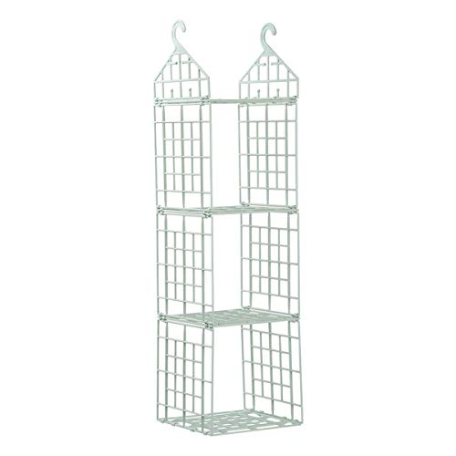 Locisne Estante para Colgar, Organizador de Armario, 3 estantes, estantes Colgantes de plástico Plegables para Bricolaje, Almacenamiento de Armario, Estante Duradero Locisne Estante para Colgar, Organizador de Armario, 3 estantes, estantes Colgantes de plástico Plegables para Bricolaje, Almacenamiento de Armario, Estante Duradero