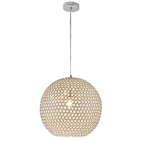 [lux.pro] Lámpara colgante elegante - cristal (E14) lámpara de techo - redonda