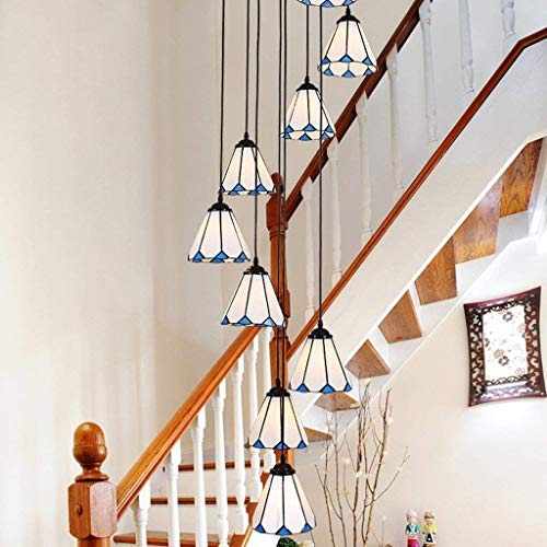 MJY Moderno dúplex y araña minimalista Candelabros Resina Salón Escaleras Restaurante creativo Led de la personalidad de Murano Decoración del hogar MJY Moderno dúplex y araña minimalista Candelabros Resina Salón Escaleras Restaurante creativo Led de la personalidad de Murano Decoración del hogar