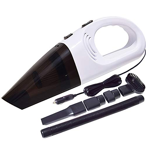 Modenny Aspirador de Coche portátil 12V Mojado y seco Encendedor de Cigarrillos Auto Hepa Filtro con Largo Cable de alimentación y Fusible (Color : Gray) Modenny Aspirador de Coche portátil 12V Mojado y seco Encendedor de Cigarrillos Auto Hepa Filtro con Largo Cable de alimentación y Fusible (Color : Gray)