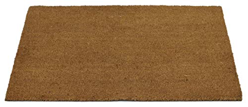 MUD STOPPER Felpudo Rectangular Astley, diseño de Aspecto Natural, Parte Trasera de PVC Antideslizante, Fibra de Coco Resistente, Ideal para Uso en Interiores o Exteriores, Impermeable, 40 x 60 cm MUD STOPPER Felpudo Rectangular Astley, diseño de Aspecto Natural, Parte Trasera de PVC Antideslizante, Fibra de Coco Resistente, Ideal para Uso en Interiores o Exteriores, Impermeable, 40 x 60 cm