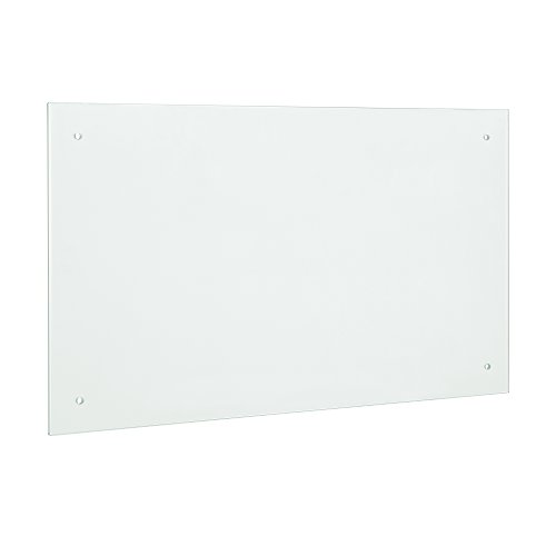 [Neu.Haus] Panel de Cristal para Pared Cocina protección contra Salpicaduras 70-cm-x-40-cm Mate Material de Montaje Incluido