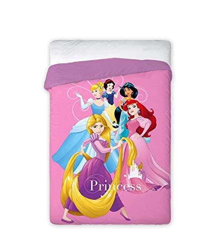 NEW IMPORT EDREDÓN Duvet NÓRDICO Disney 027 Princesas Cama 90/105