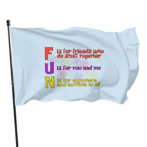 N/F F.U.N Canción (versión Bob Esponja) Banderas Bandera Bandera Banner Banner Banners