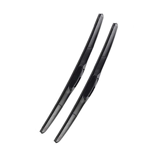 NIUASH Car Front windscreen Rubber Wiper Blades Accessories,Fit for Fiat Doblo 2010-2016 24"+16"