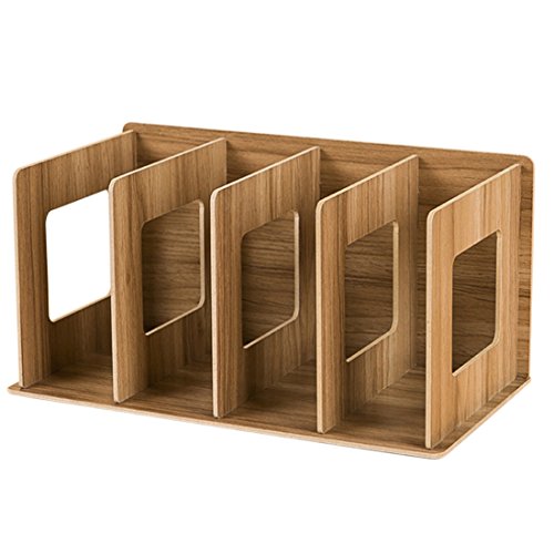 Organizador de madera para CD y DVD Fokom, Crema, 30.5 x 15 x 17cm Organizador de madera para CD y DVD Fokom, Crema, 30.5 x 15 x 17cm