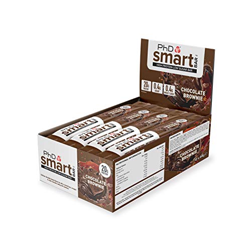 PhD Smart Bar Brownie De Chocolate - 12 Unidades (12X64G), 770 g