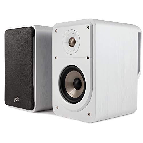 Polk Audio Signature S15E - Altavoces estéreo de Pared para música y Cine en casa, 20-100 W, 8 ohmios, 48 Hz - 40 kHz (par)