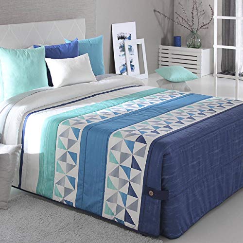 Reig Marti - Edredón Conforter Wang 02 - Cama 90 Cm - Color Azul C03