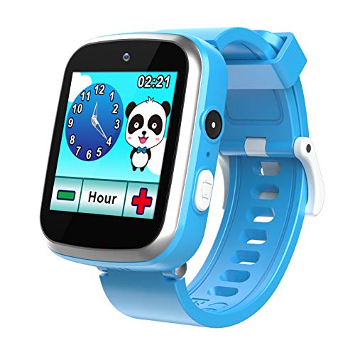 Reloj inteligente para niños Majome, reloj inteligente para niños con podómetro, cámara de mp3 y 9 juegos, reloj inteligente para niños, regalo de cumpleaños para niños y niñas de 3 a 12 años