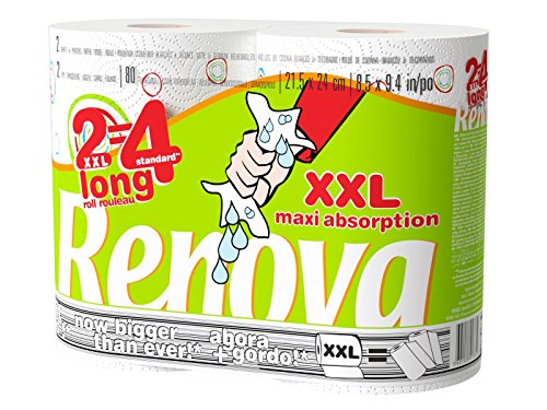 Renova Rollo de Cocina Dobles Decorados - 2 Rollos Renova Rollo de Cocina Dobles Decorados - 2 Rollos