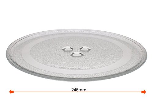 REPUESTOELECTRO Plato para microondas diametro Ø 245mm LG BALAY TEKA