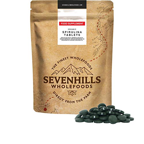 Sevenhills Wholefoods Espirulina Comprimidos Orgánico 250g (500 x 500mg)