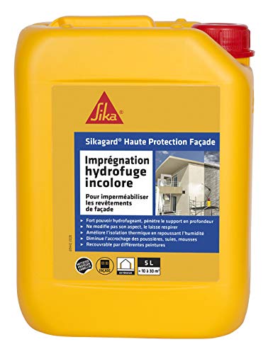 Sika Sikagard 460393-5L – Garrafa de impermeabilizador de alta protección para fachadas (5 l)