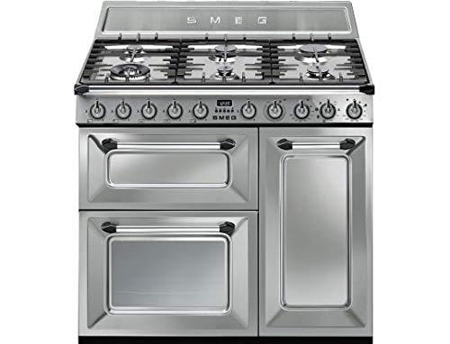 Smeg TR93X Independiente Encimera de gas A Acero inoxidable - Cocina (Cocina independiente, Acero inoxidable, Giratorio, Frente, Encimera de gas, esmalte de acero) Smeg TR93X Independiente Encimera de gas A Acero inoxidable - Cocina (Cocina independiente, Acero inoxidable, Giratorio, Frente, Encimera de gas, esmalte de acero)