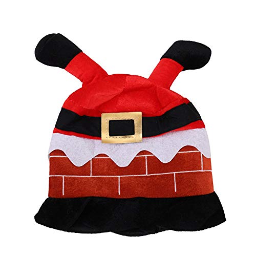 Sombrero de Navidad Felpa Elfo Santa Hat Ornamento Decoración Navidad Cap Año Nuevo Fiesta de Navidad Props Decoración Cap