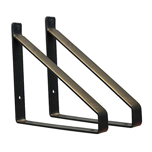 Soportes de estante flotante de cocina Montado en la pared, soporte de ángulo recto de almacenamiento flotante de madera rústica grande, estante de pared decoración de hogar y oficina (juego de 2) Soportes de estante flotante de cocina Montado en la pared, soporte de ángulo recto de almacenamiento flotante de madera rústica grande, estante de pared decoración de hogar y oficina (juego de 2)