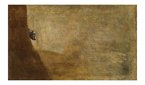 Spiffing Prints Francisco Goya – El perro giclée – Mediano – Mate – Sin marco