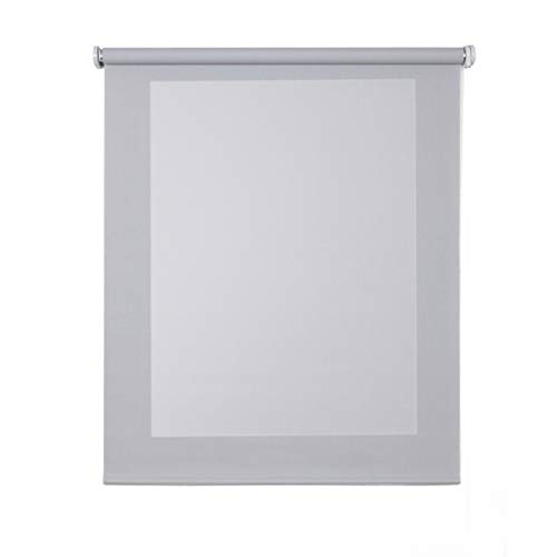 STORESDECO - Estor Screen, Estor Enrollable con Tejido Técnico para Puertas y Ventanas (160 cm x 180 cm, Gris) | Estor Enrollable Aislante Térmico, Translúcido, Tamiza la Luz y Aporta Privacidad STORESDECO - Estor Screen, Estor Enrollable con Tejido Técnico para Puertas y Ventanas (160 cm x 180 cm, Gris) | Estor Enrollable Aislante Térmico, Translúcido, Tamiza la Luz y Aporta Privacidad