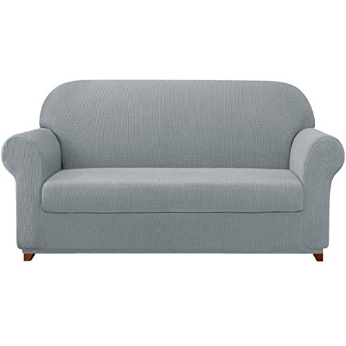 subrtex 2 Piezas Fundas Sofa Elasticas con Funda de Asiento Separados Fundas para Sofá 1,2,3 Plazas Anti Arañazos Ajustable Protector Lavable (3 Plaza, Gris Claro) subrtex 2 Piezas Fundas Sofa Elasticas con Funda de Asiento Separados Fundas para Sofá 1,2,3 Plazas Anti Arañazos Ajustable Protector Lavable (3 Plaza, Gris Claro)