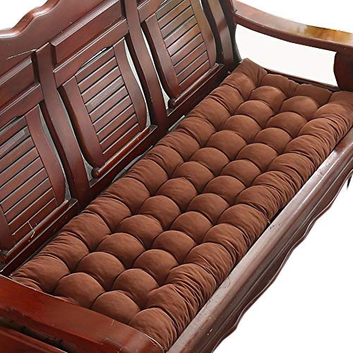 sunshinelh Cojín de banco grueso, rectangular para asiento de banco, almohadilla suave para tumbona columpio para jardín al aire libre para 2 3 plazas (A,150 x 48 cm) sunshinelh Cojín de banco grueso, rectangular para asiento de banco, almohadilla suave para tumbona columpio para jardín al aire libre para 2 3 plazas (A,150 x 48 cm)