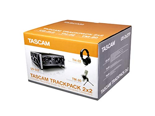 Tascam TRACKPACK 2x2 – Paquete completo de iniciación a la grabación
