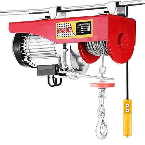 Tecmaqui Polipasto Eléctrico 1320LBS 600KG Elevador eléctrico 220V 12M Montacargas Eléctrico para Garage y Levantar Herramientos Pesados (600kg) Tecmaqui Polipasto Eléctrico 1320LBS 600KG Elevador eléctrico 220V 12M Montacargas Eléctrico para Garage y Levantar Herramientos Pesados (600kg)